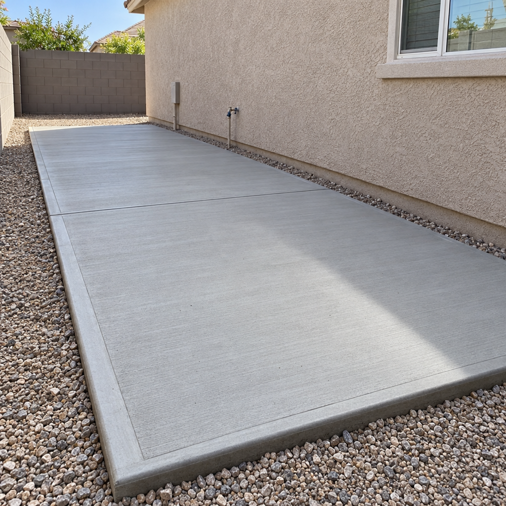 concrete slab contractors pouring a Lake Elsinore pad